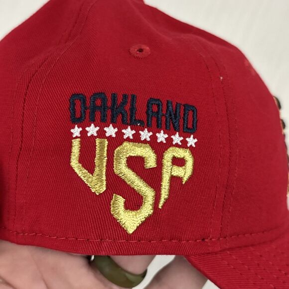 Oakland Athletics New Era 2023 Fourth Of July 9Twenty Strapback Adjustable Hat - Picture 5 of 7